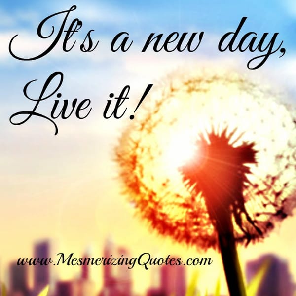 Every day is a new day to learn, grow, develop your strengths & heal yourself