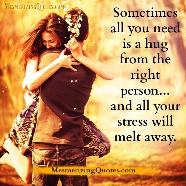 How all your stress will melt away?