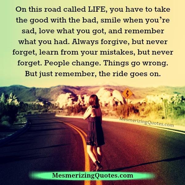 People change & things go wrong in life