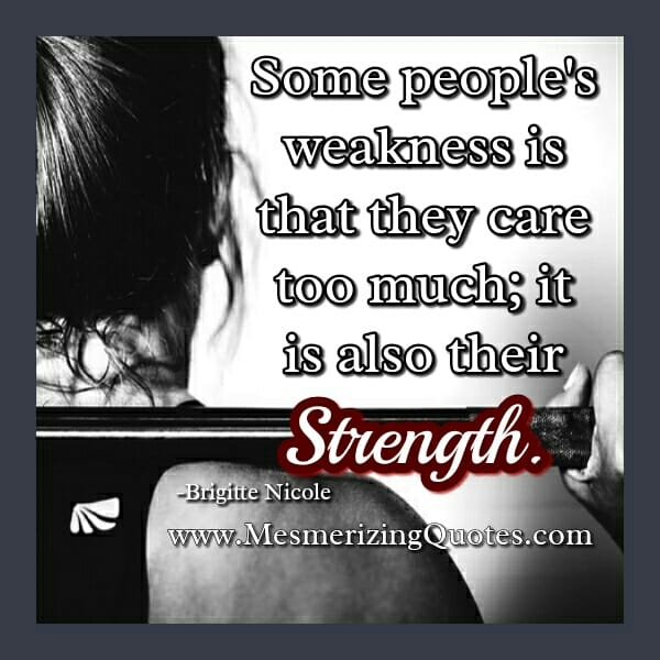 Some people care too much