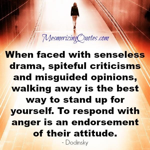 To respond with anger to someone