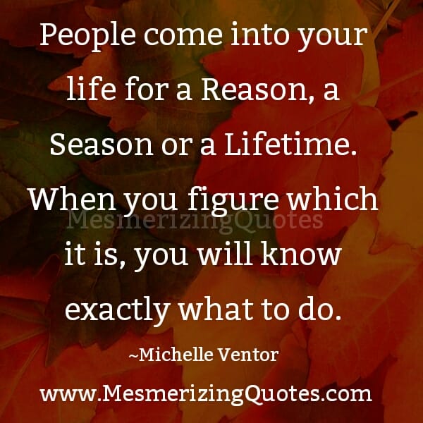 Why people come into your Life?