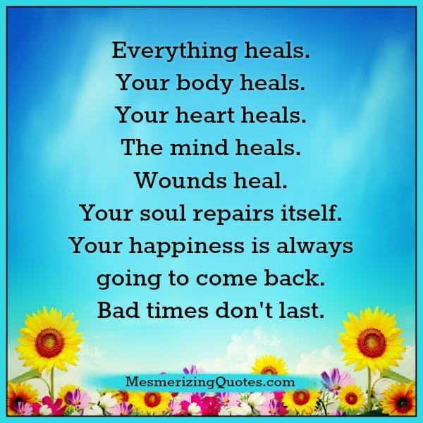 Your happiness is always going to come back