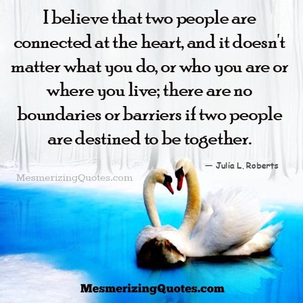 If two people are destined to be together
