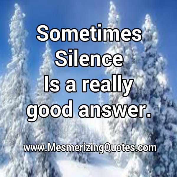 Silent is a really good answer