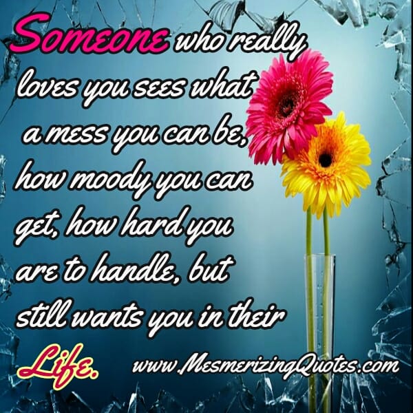 Someone who really loves you