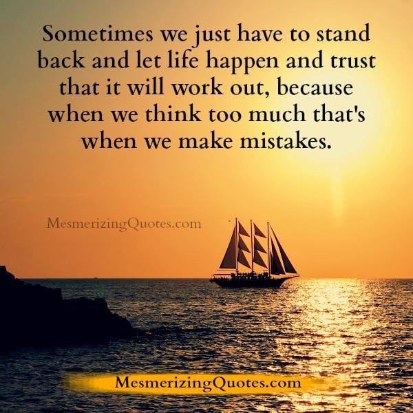Let go of the negatives so they become positives